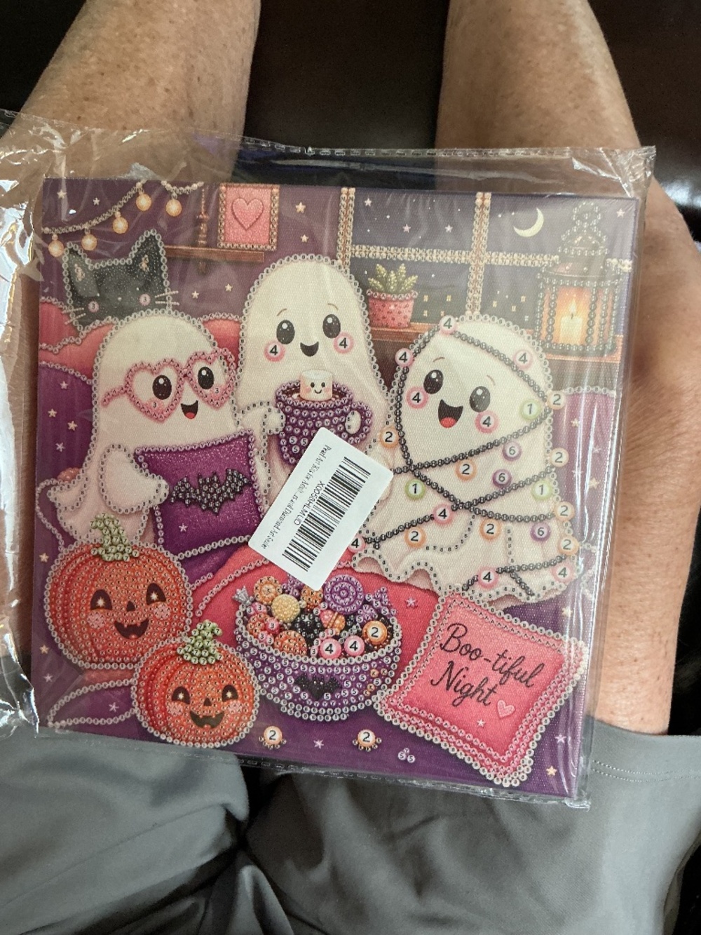 NEW Cute Ghost DIY Mosaic Pearl Painting Kit